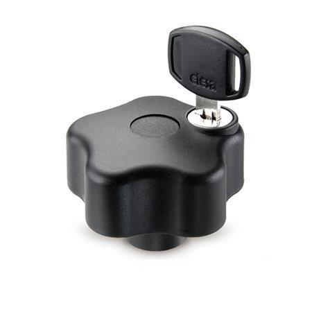 Otto Ganter Safety Star Knob Lockable, GN 5337.9
